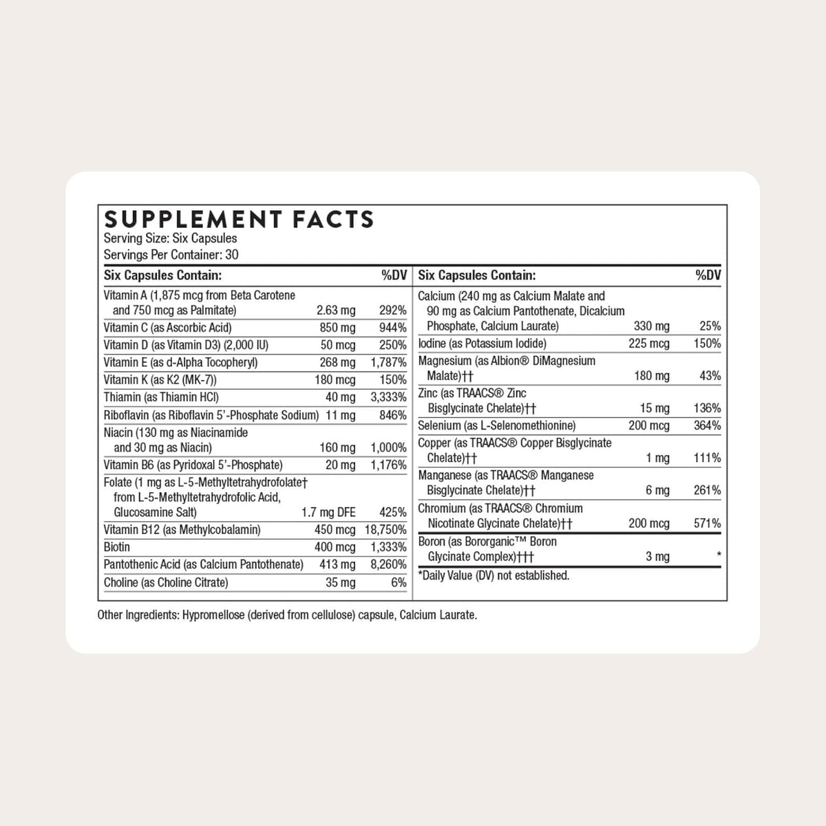 - Women'S Multi 50+ - Comprehensive Daily Multivitamin with Vitamins A, B6, B12, C, D, E, K, Zinc & More - Support Heart, Brain, Bone & Immune Health* - 180 Capsules