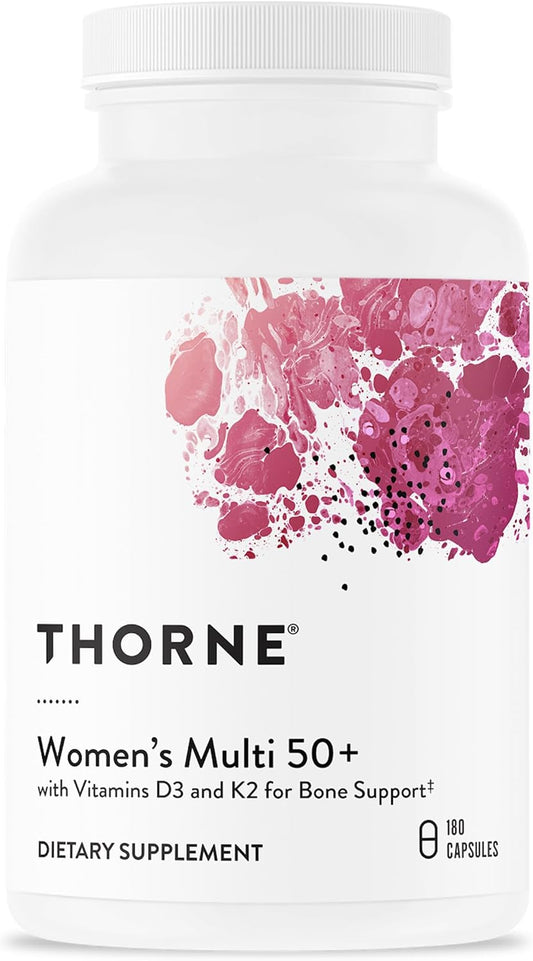 - Women'S Multi 50+ - Comprehensive Daily Multivitamin with Vitamins A, B6, B12, C, D, E, K, Zinc & More - Support Heart, Brain, Bone & Immune Health* - 180 Capsules